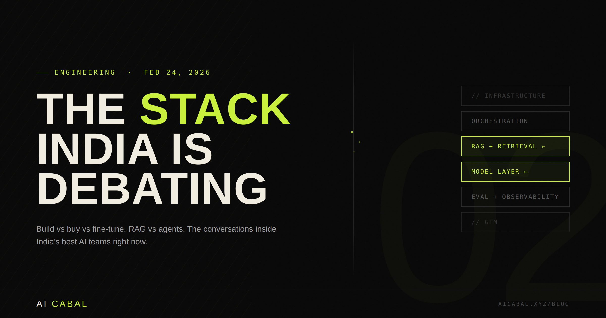 The AI Stack Every Indian Builder Is Debating Right Now